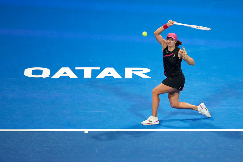 Turniej WTA w Dausze: Szybki awans Świątek do półfinału