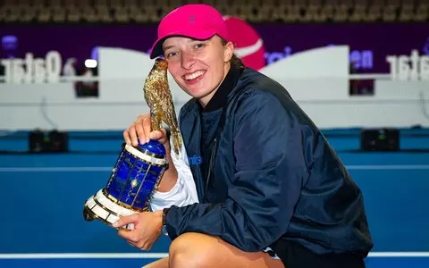 WTA tournament in Doha: Swiatek's third triumph in a row