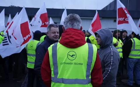 Germany: Another warning strike at the largest airports starting tomorrow