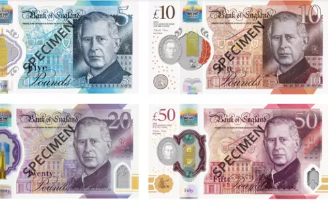 King Charles to appear on UK banknotes from June