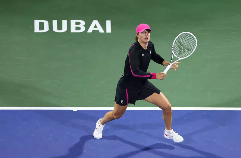 WTA tournament in Dubai: Swiatek advances to semi-finals