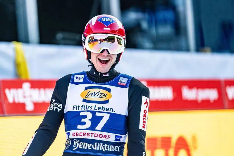 World Cup in ski jumping: Stoch's 11th place in Oberstdorf, Austrian Kraft's win