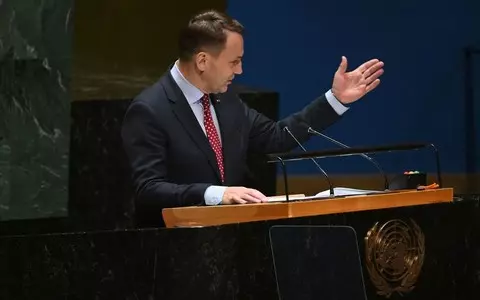 Bloomberg: Wystąpienie Sikorskiego w Radzie Bezpieczeństwa ONZ stało się sensacją
