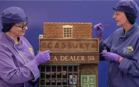 Cadbury marks 200 years with recreation of first shop using 667 chocolate bars