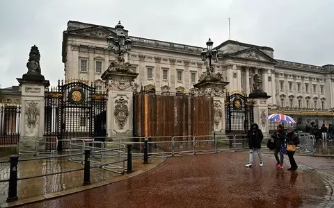 Man arrested after car strikes gates of Buckingham Palace