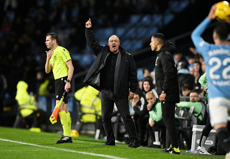 Coach Benitez lost his job after Celta Vigo's defeat to Real Madrid