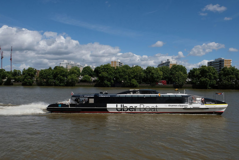 Częstotliwość kursów Uber Boat we wschodnim Londynie ma wzrosnąć w dni powszednie