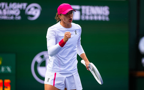 WTA tournament in Indian Wells; Swiatek advances to semi-finals after Wozniacki's chalk