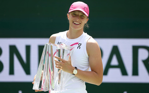 Turniej WTA w Indian Wells: Iga Świątek w wielkim stylu wygrała w finale