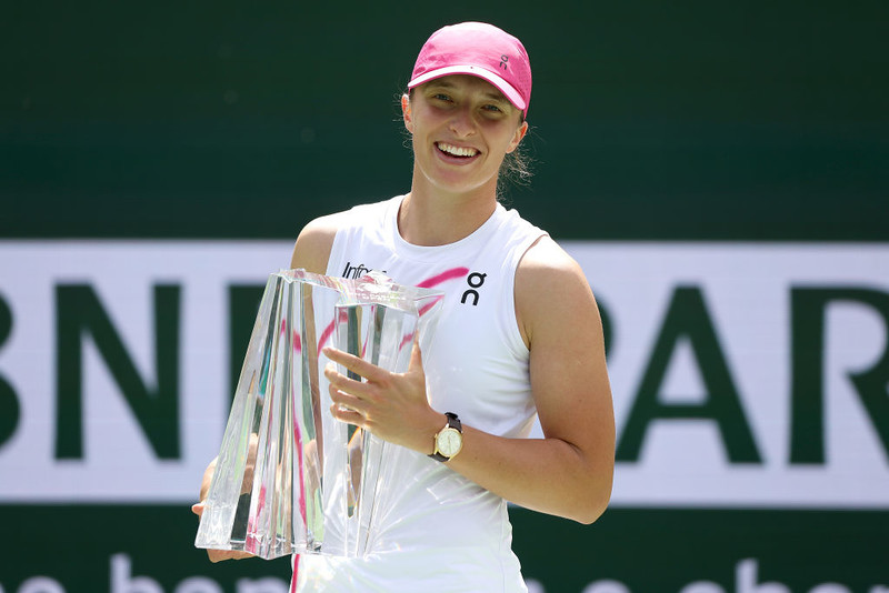 Turniej WTA w Indian Wells: Iga Świątek w wielkim stylu wygrała w finale