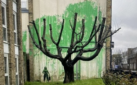 Banksy London tree mural: Artist confirms work is his own