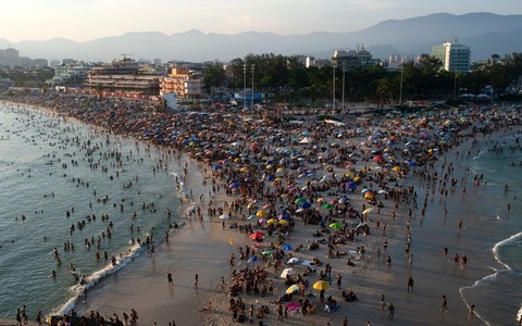 Rekordowa temperatura odczuwalna w Rio de Janeiro: 62,3 st. C