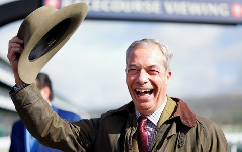 The Conservatives' advantage over Nigel Farage's new party is decreasing