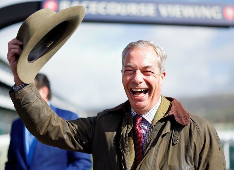 The Conservatives' advantage over Nigel Farage's new party is decreasing
