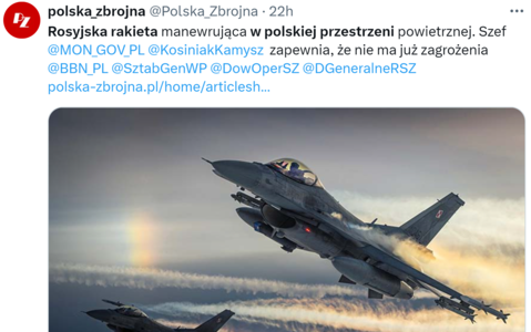Incydent z rosyjską rakietą: Polskie MSZ wyjaśnia co dalej