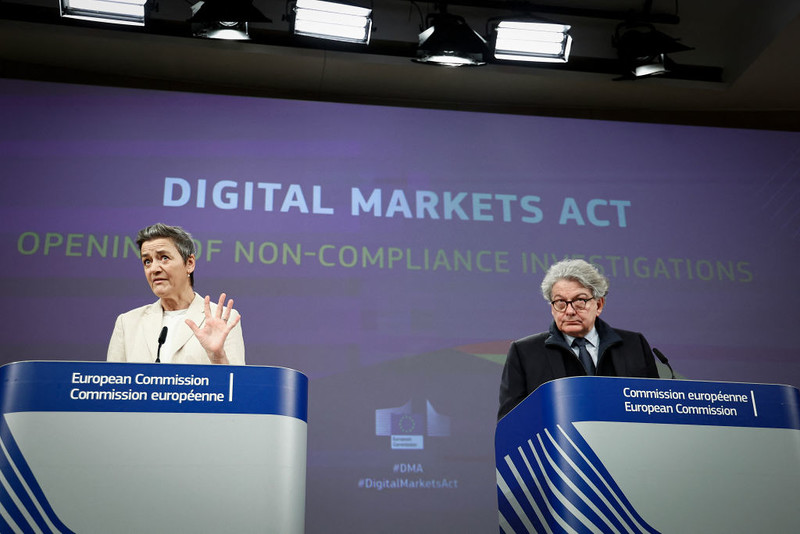 Apple, Meta i Alphabet mają kłopoty. Komisja Europejska wszczęła przeciw nim pięć dochodzeń