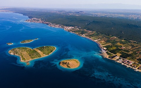 Croatia's famous heart-shaped island was devastated