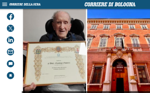 Italy: Man received his college diploma at the age of 102