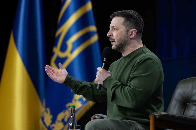 Zełenski: Bez amerykańskiej pomocy nasz kraj przegra wojnę z Rosją