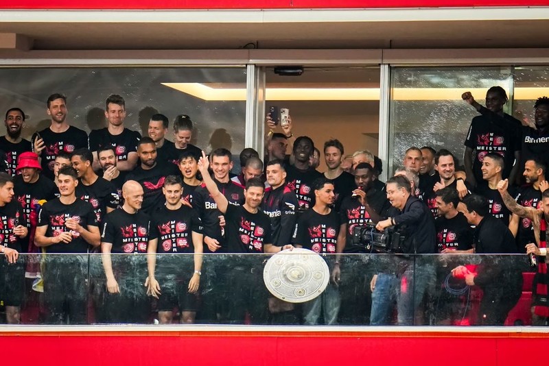 Bayer Leverkusen champion for the first time