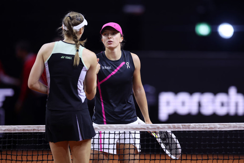 Turniej WTA w Stuttgarcie: Świątek przegrała z Rybakiną