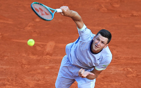 Turniej ATP w Madrycie: Hurkacz awansował do trzeciej rundy