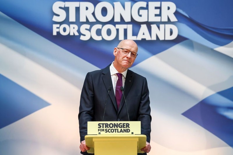 John Swinney, the new leader of the SNP and candidate for the head of the Scottish Government