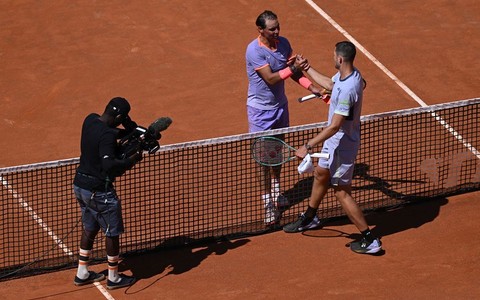Turniej ATP w Rzymie: Hurkacz wygrał z Nadalem w drugiej rundzie 