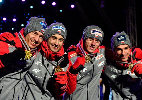 A week's holiday for Polish ski jumpers