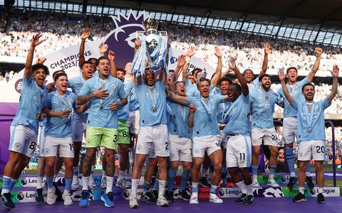 Manchester City champions of England for fourth time!