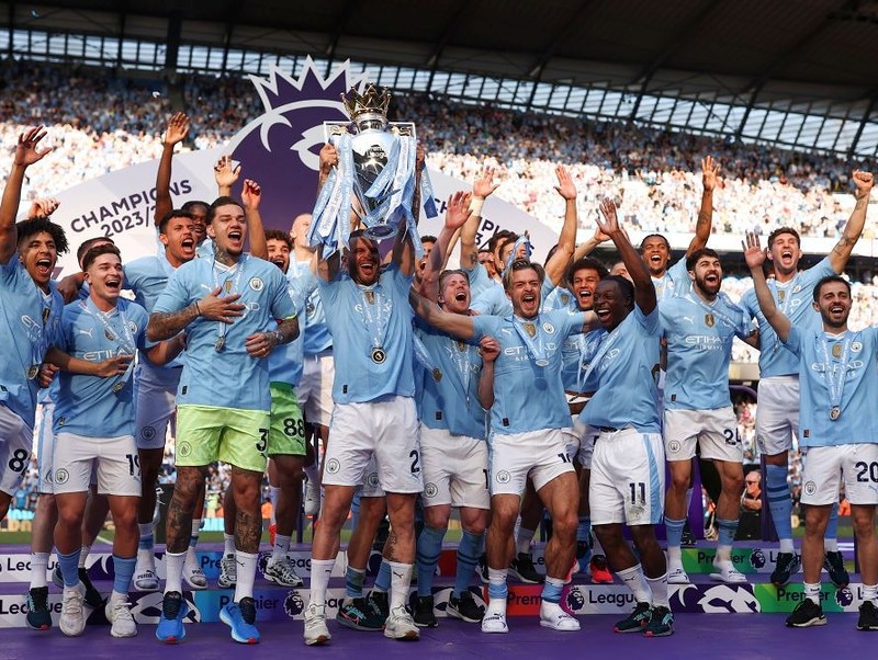 Manchester City champions of England for fourth time!