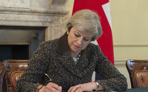 Theresa May has signed Article 50 letter
