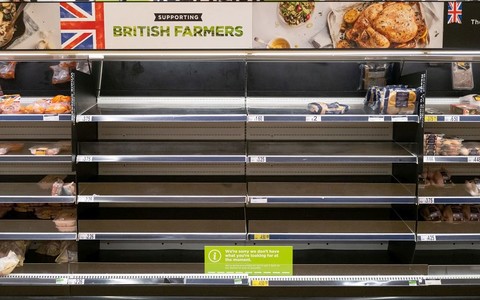 Supermarkets warn against panic buying as Britons told to have three days of supplies stashed
