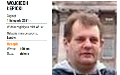 Pole from London has been missing. Where is Wojciech Lepicki?
