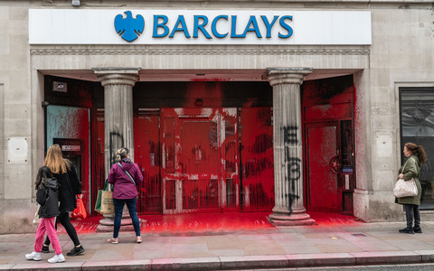 Pro-Palestine activists target Barclays branches across UK