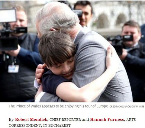 How the Romanian gipsy boy pictured being hugged by Prince Charles won his heart 