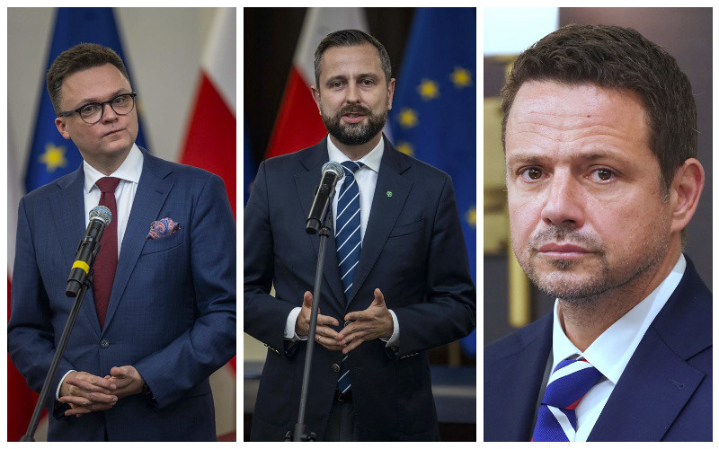 Hołownia, Kosiniak-Kamysz i Trzaskowski liderami rankingu zaufania do polityków