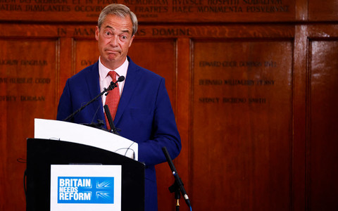 Nigel Farage says he is ‘leader of the opposition’ after Reform UK poll boost