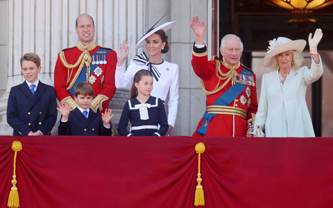 Księżna Kate pokazała się publicznie na paradzie na cześć króla Trooping the Colour