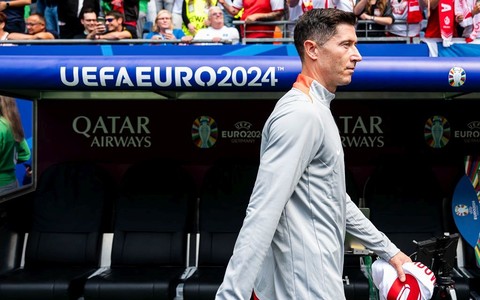 EURO 2024: Lewandowski trenuje już z piłką, lżejszy dzień kadrowiczów