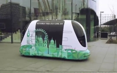 First driverless bus takes to the streets of London for three-week test 