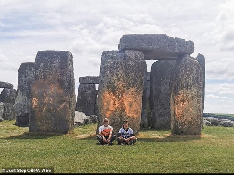 Stonehenge has not been permanently damaged by the Just Stop Oil group