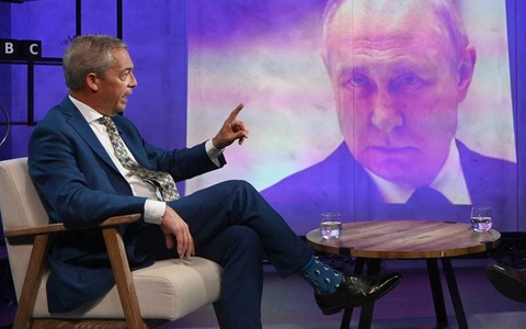 Farage: War is Putin's fault, but NATO expansion provoked him