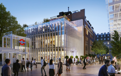 W Londynie powstało nowe 14-piętrowe centrum handlowe z wejściem do stacji metra