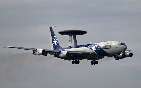 NATO ponownie rozmieściło samoloty systemu AWACS nad Polską