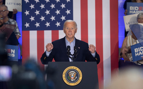 Biden: "I would only step down if God came down and said I wasn't going to win against Trump"