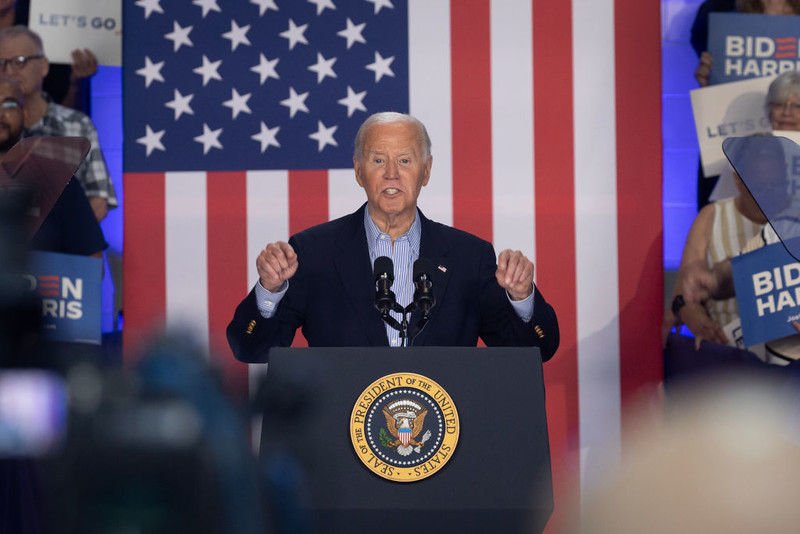 Biden w ABC: "Ustąpiłbym tylko wtedy, gdyby Bóg zszedł i powiedział, że nie wygram z Trumpem"
