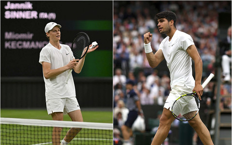 Wimbledon: Sinner i broniący tytułu Alcaraz w ćwierćfinale