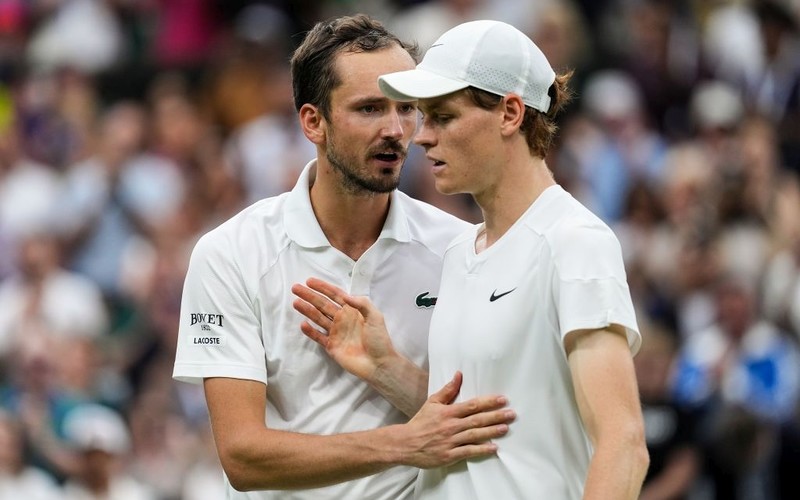 Wimbledon: Miedwiediew lepszy od Sinnera w ćwierćfinale