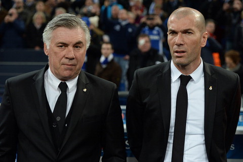 Real Madrid legends Zinedine Zidane and Carlo Ancelotti set for Champions League reunion